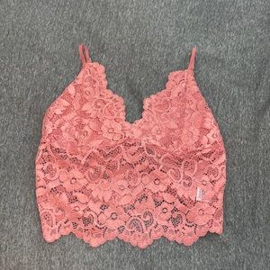 Pink Lingerie Tank